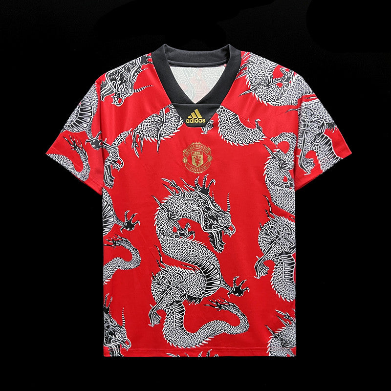 Retro 19 20 Manchester United Spring Chinese Dragon Special Edition Ki Theftblkits