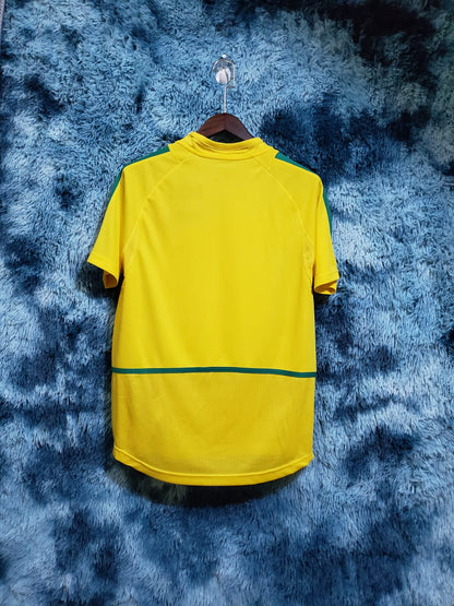 Retro Brazil 2002 World Cup Home Kit
