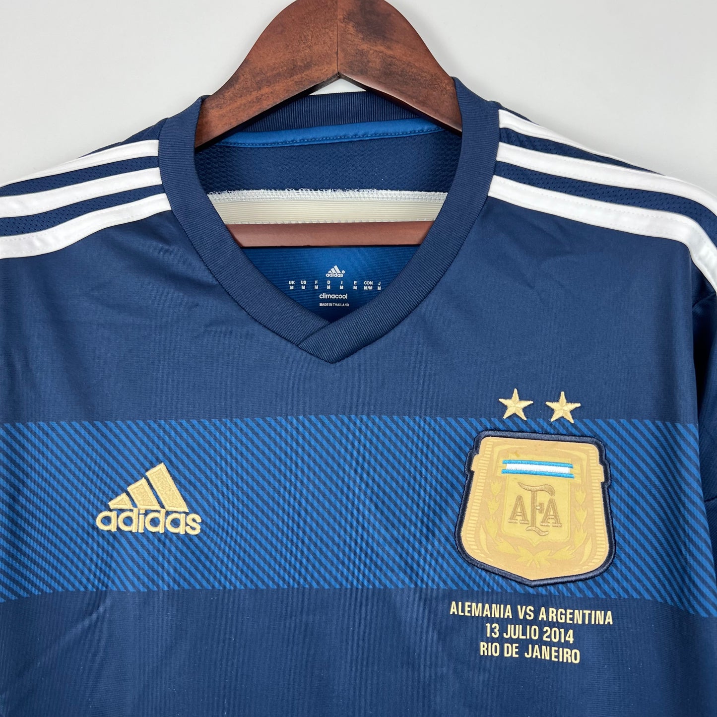 Retro Argentina 2014 Away Manica lunga 