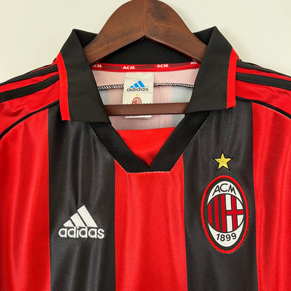 Retro AC Milan 1998 Home Kit
