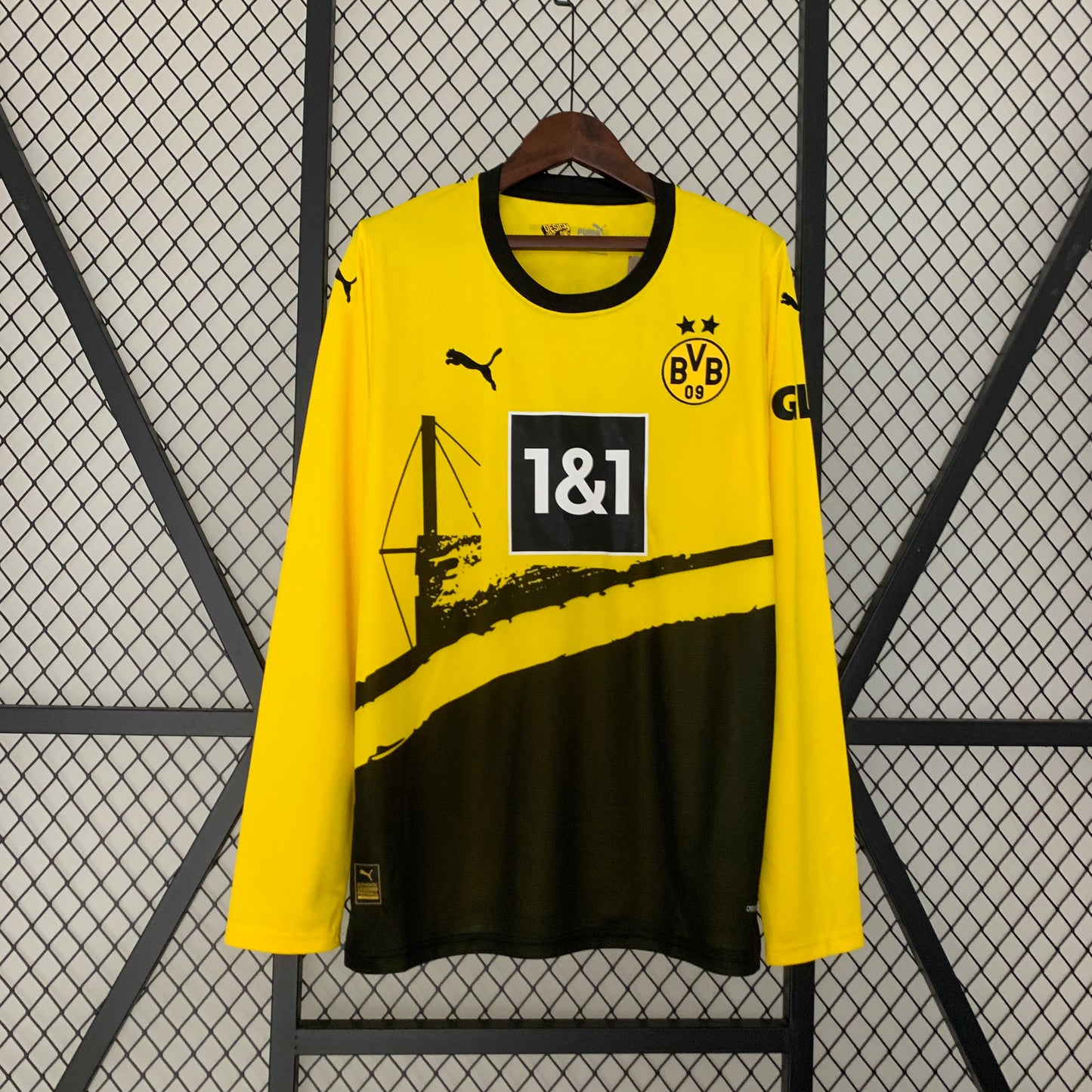 23/24 Maglia manica lunga in casa Dortmund 