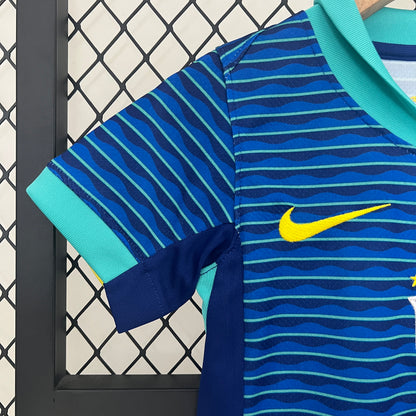 2024 Kids Brazil Away Kit