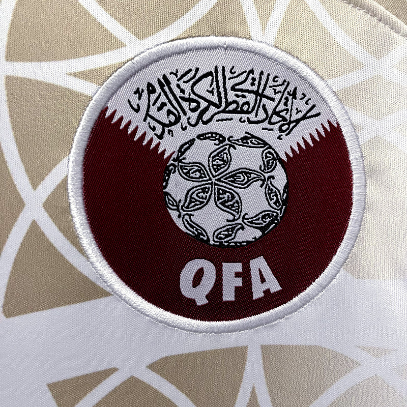 Qatar Away Soccer Jersey | Qatar Football Shirt | Theftblkits