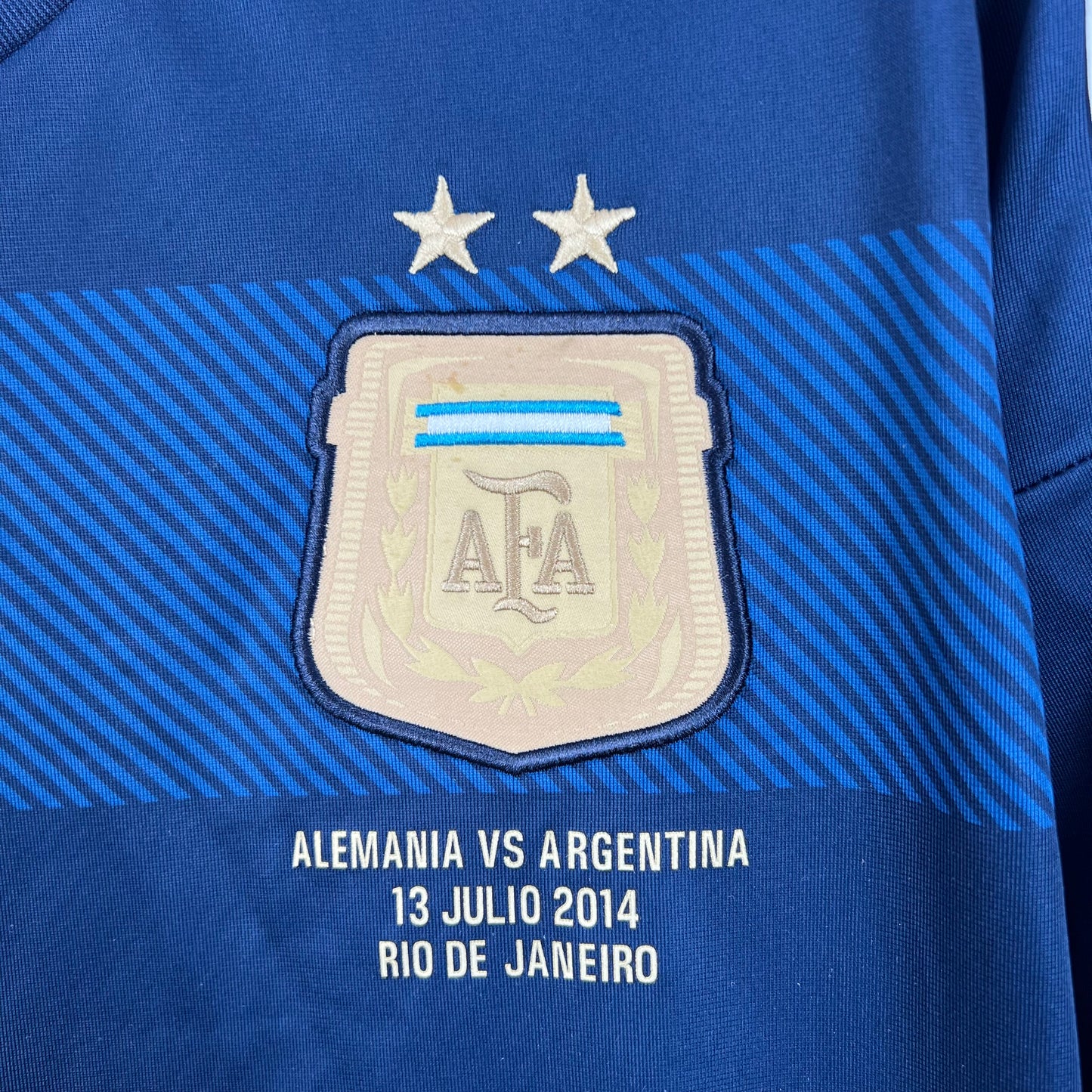 Retro Argentina 2014 Away Manica lunga 