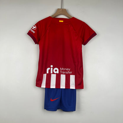 23/24 Kids Atletico Madrid Home Kit