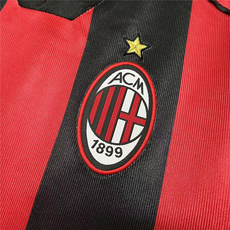 Retro AC Milan 1998-99 Home Jerseys Kit