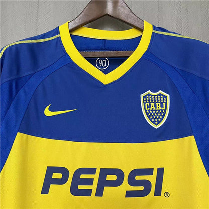 Retro Boca 2003-04 Home Jerseys Kit