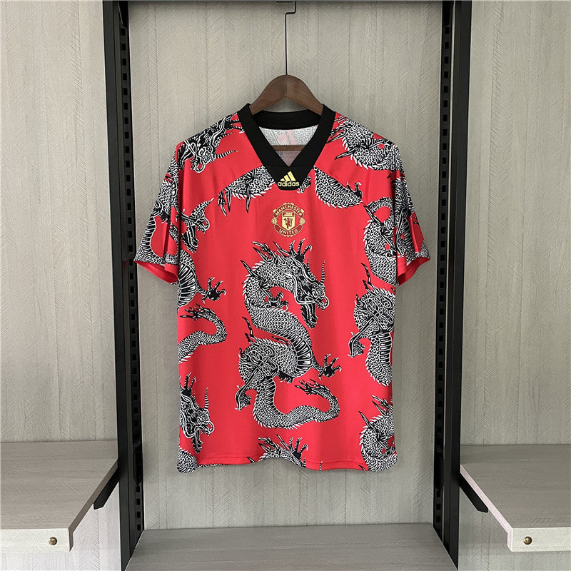 Retro 2019-20M-U Chinese Dragon Red Jerseys Kit