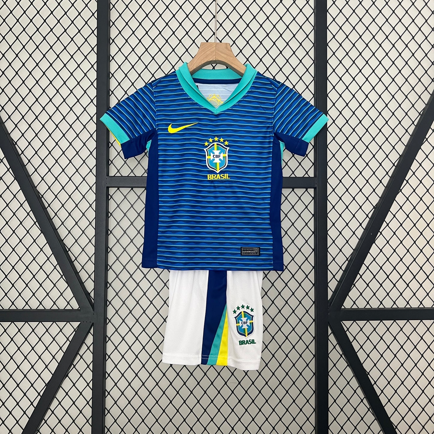 2024 Kids Brazil Away Kit