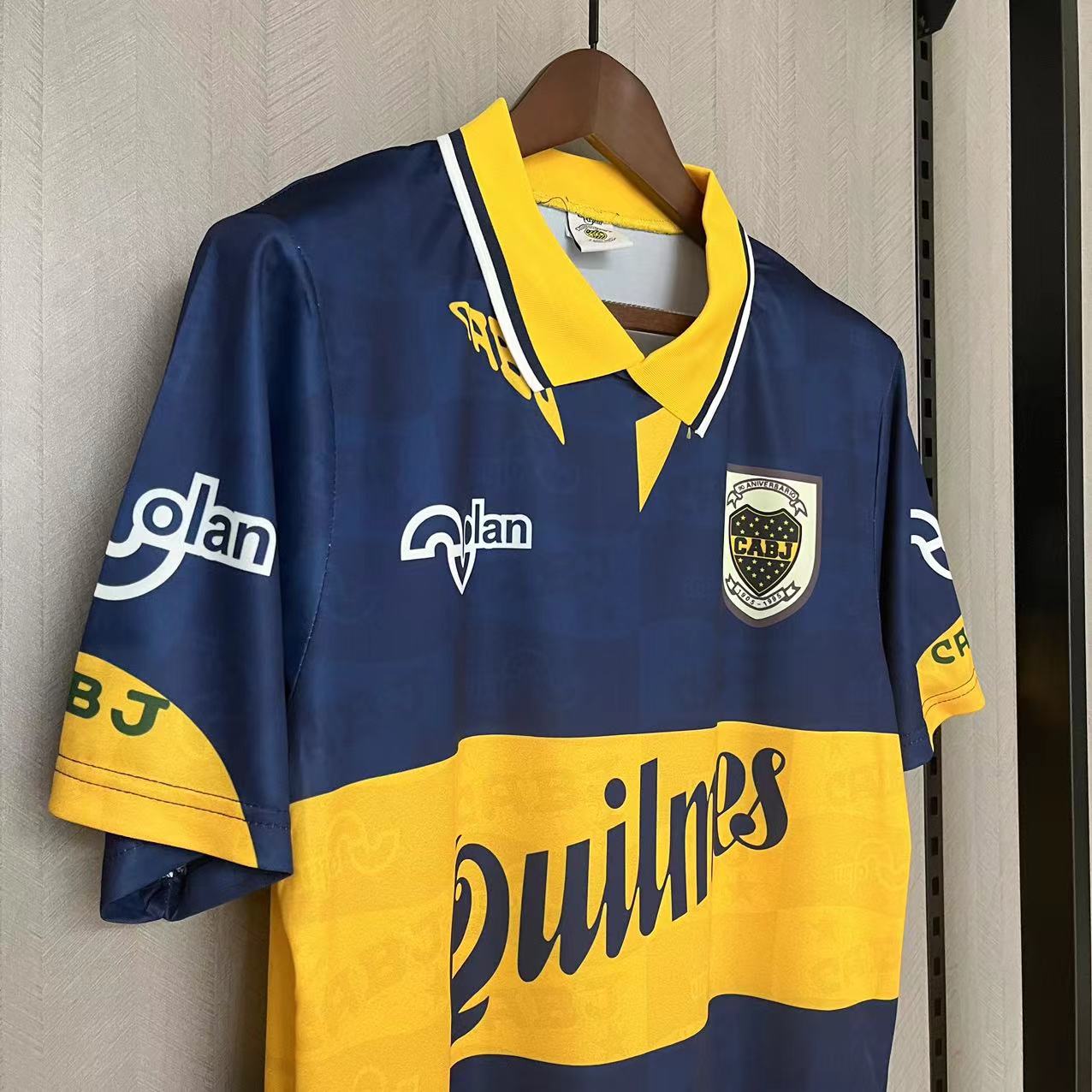 Retro Boca 1995-96 Home Jerseys Kit