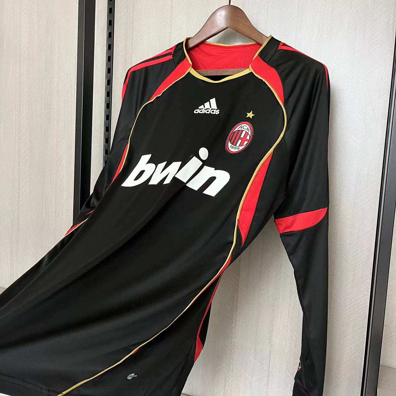 Retro Long Sleeve AC Milan 06-07 Third Kit Long Slevee