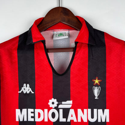 Retro AC Milan 89/90 Home Kit