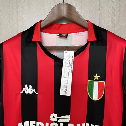 Retro AC Milan 1988-89 Home Jerseys Kit