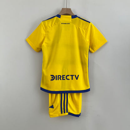 23/24 Kids Boca Juniors Away Kit