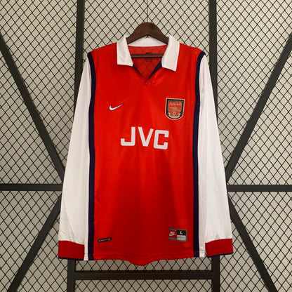 Retro Long Sleeve Arsenal 98/99 Home Kit