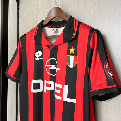 Retro AC Milan 1996-97 Home Jerseys Kit