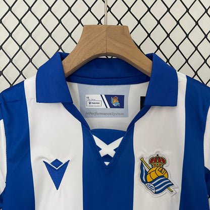 24/25 Kids Real Sociedad Home Kit