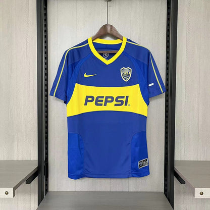 Retro Boca 2003-04 Home Jerseys Kit