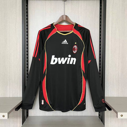 Retro Long Sleeve AC Milan 06-07 Third Kit Long Slevee