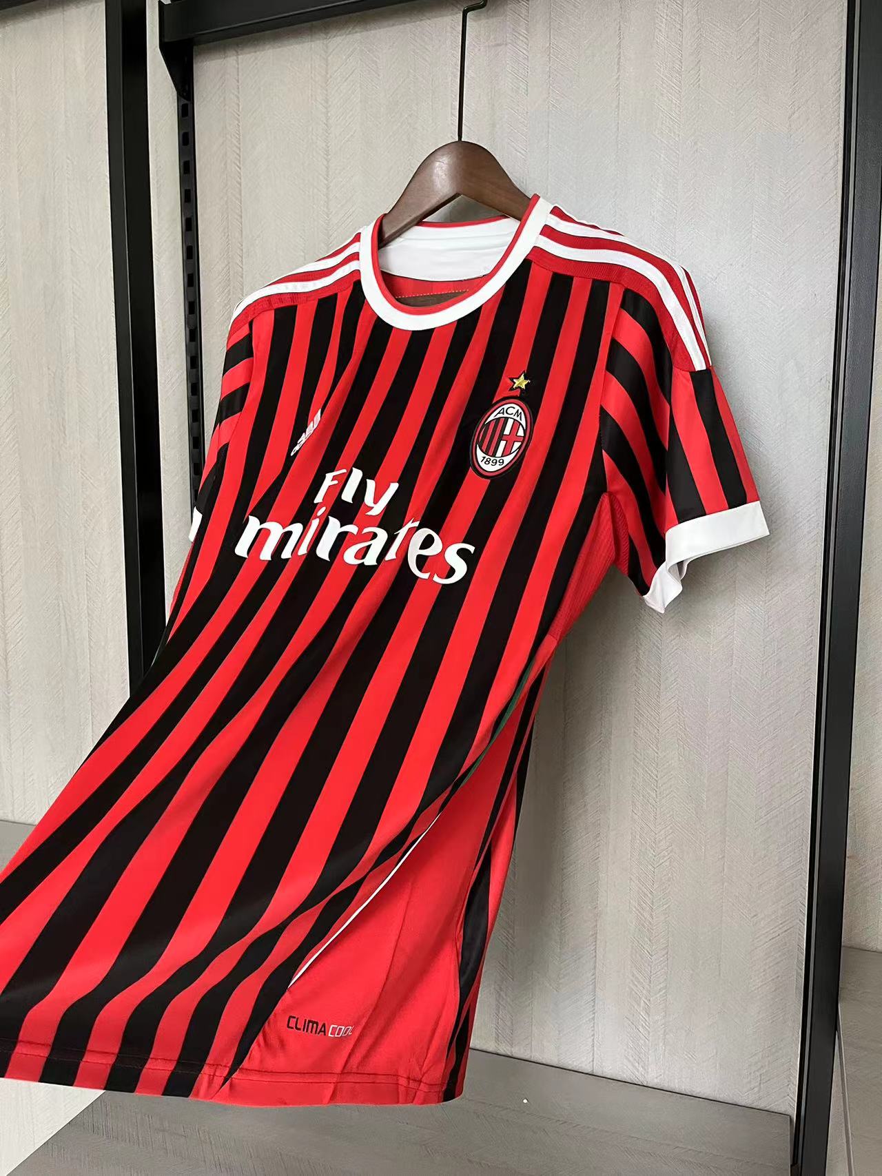 Maglie vintage Home dell'AC Milan 2011-12 