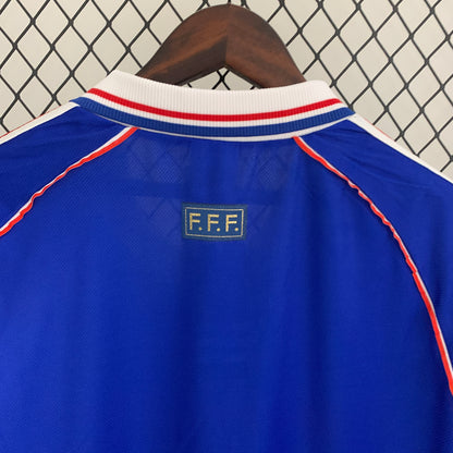 Retro Long Sleeve France 1998 Home Kit