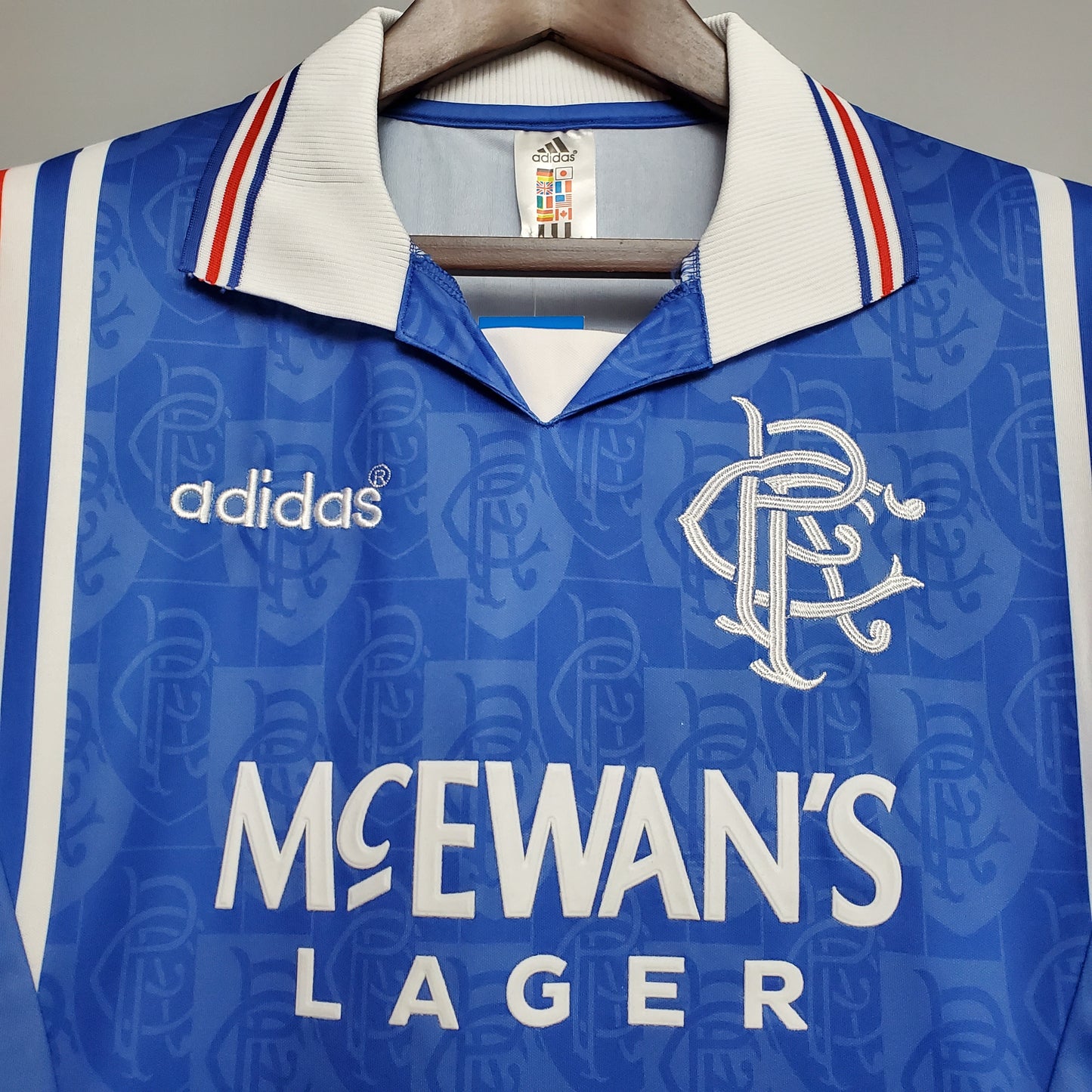 Retro casa dei Rangers 96/97 