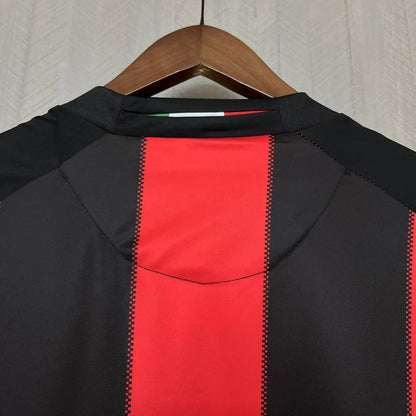 Retro Long Sleeve AC Milan 2000-11 Home Jerseys Kit