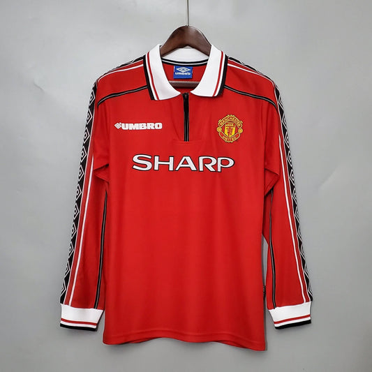 Manchester United 1998/00 Home Kit Long Sleeve