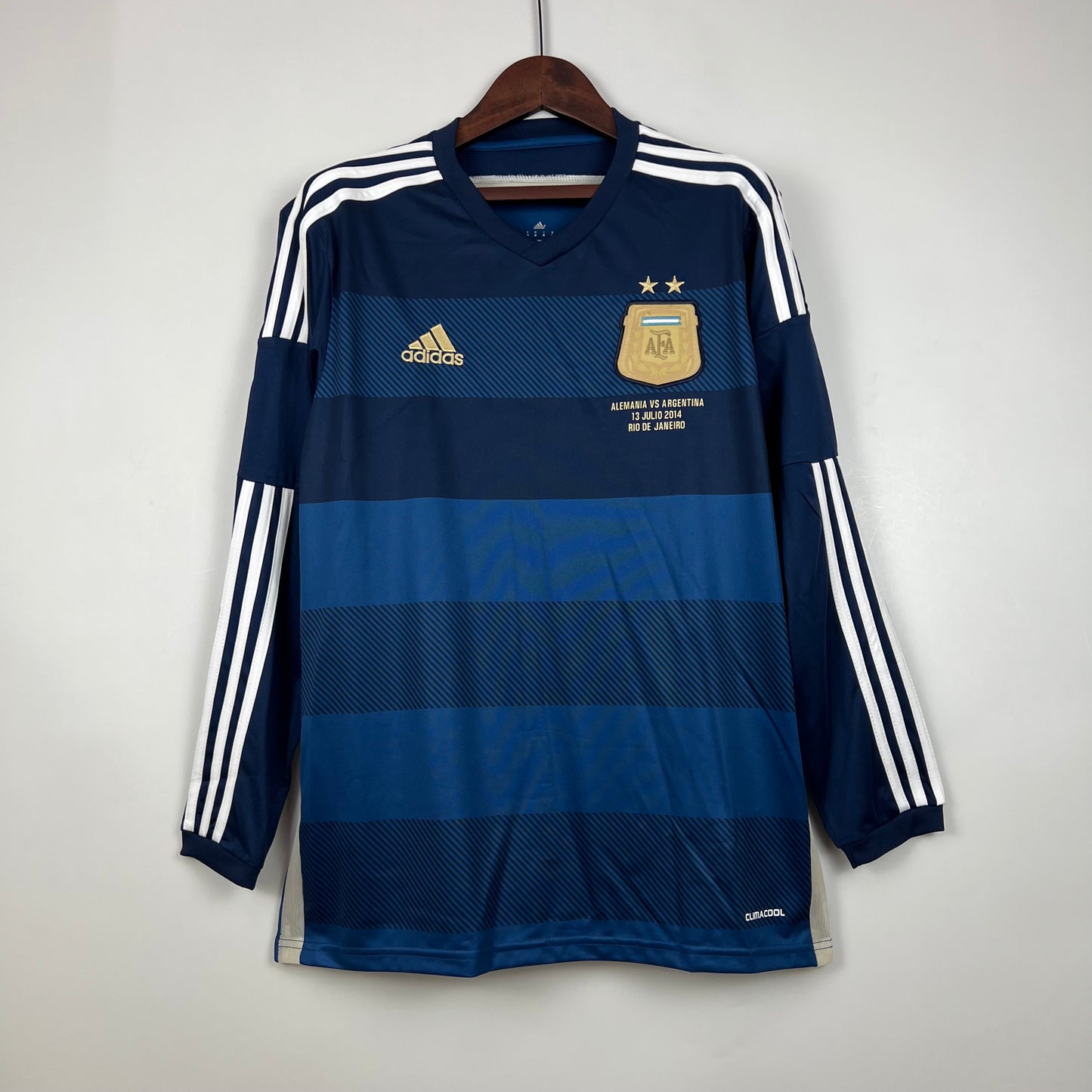 Retro Argentina 2014 Away Manica lunga 