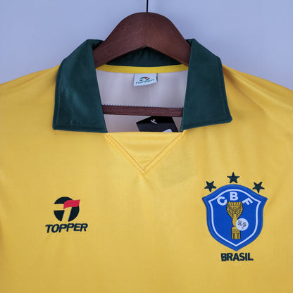 Retro Brazil 1998 Home Kit