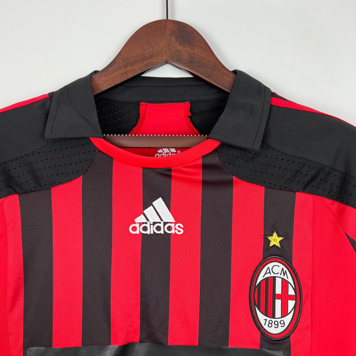 Retro AC Milan 07/08 Home Kit Long Sleeve