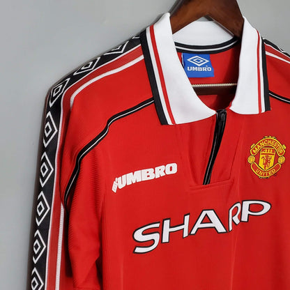 Manchester United 1998/00 Home Kit Long Sleeve