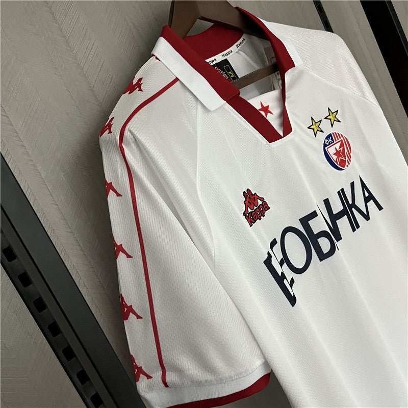 Retro 1995-97 Belgrade Red Star Away Jerseys Kit