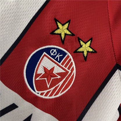 Retro 1995-97 Belgrade Red Star Home Jerseys Kit