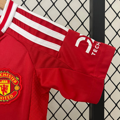 24/25 Kids Manchester United Home Kit