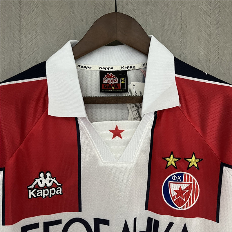 Retro 1995-97 Belgrade Red Star Home Jerseys Kit