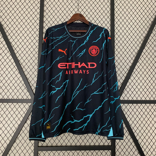 23/24 Long Sleeve Manchester City Third Away Kit