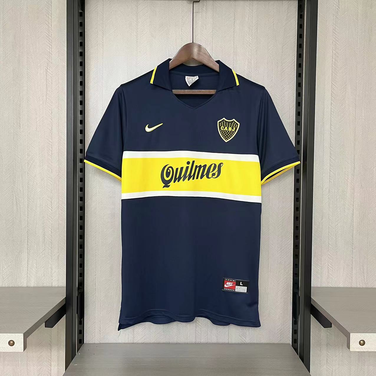 Retro Boca 1996-97 Home Jerseys Kit