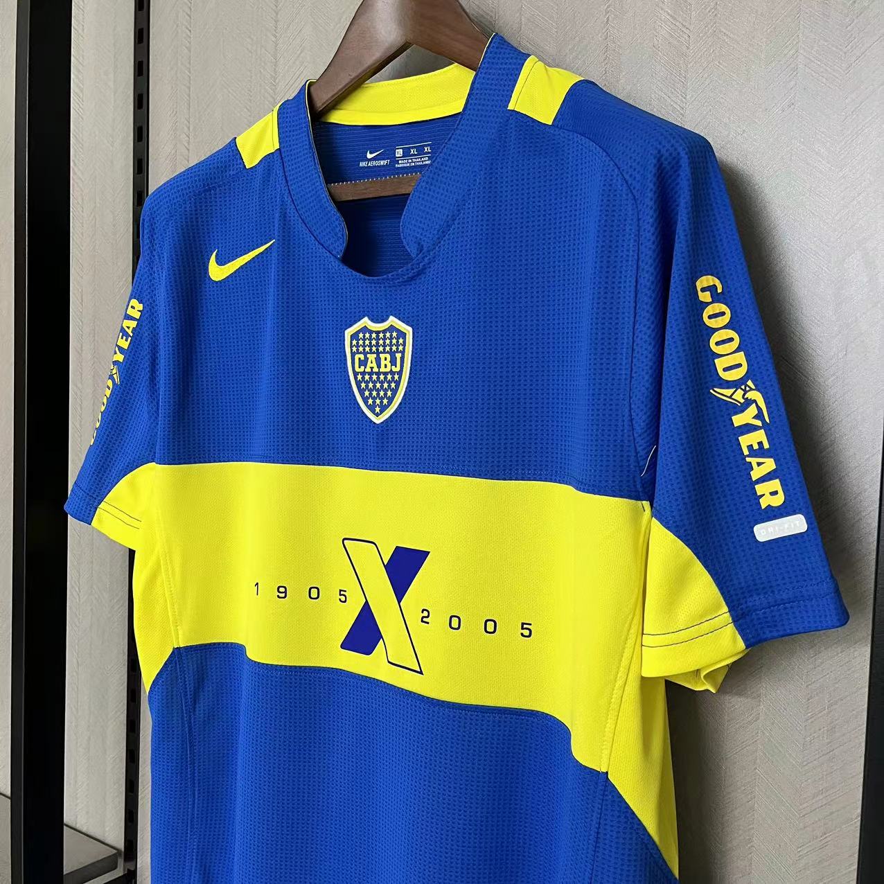 Maglie Home retrò Boca 2005-06 edizione del Centenario 