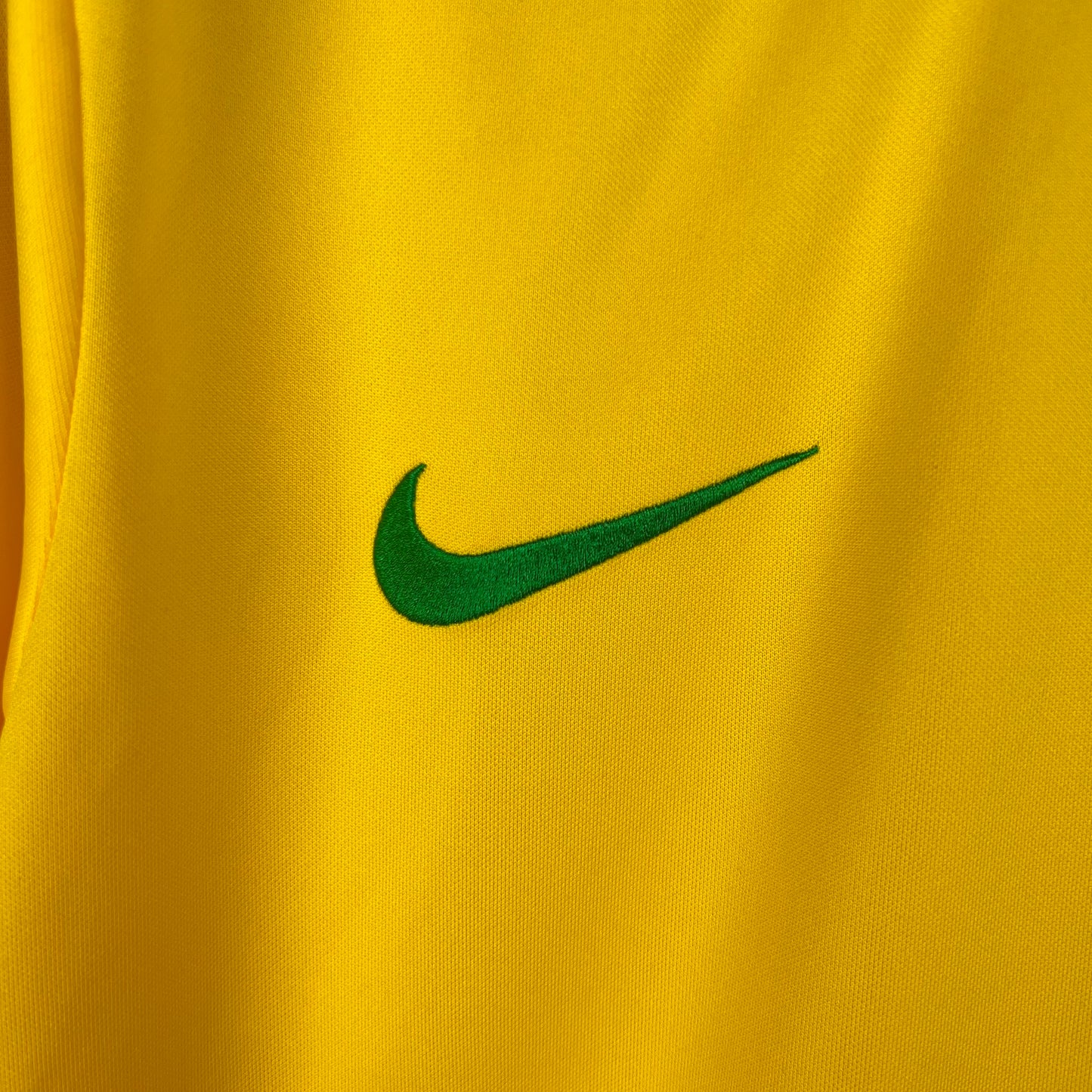 Retro Long Sleeve Brazil 1998 Home Kit