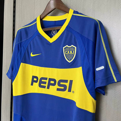 Retro Boca 2003-04 Home Jerseys Kit