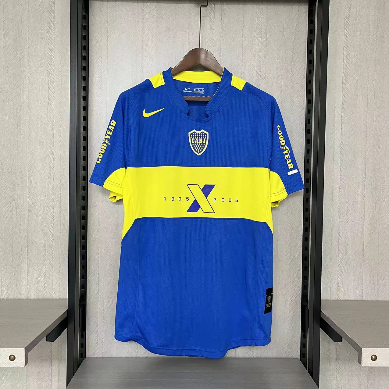 Maglie Home retrò Boca 2005-06 edizione del Centenario 