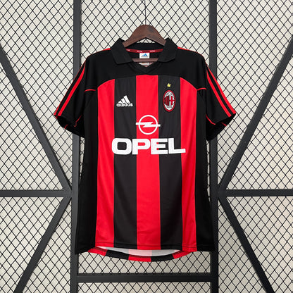 Retro AC Milan 01/02 Home Kit