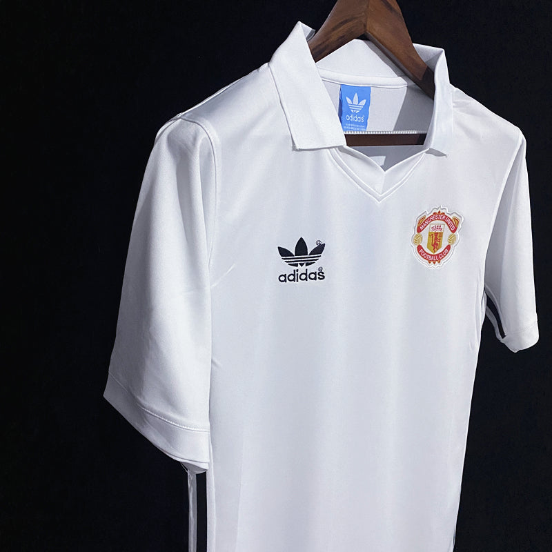 Maglia da trasferta retrò del Manchester United del 1980 