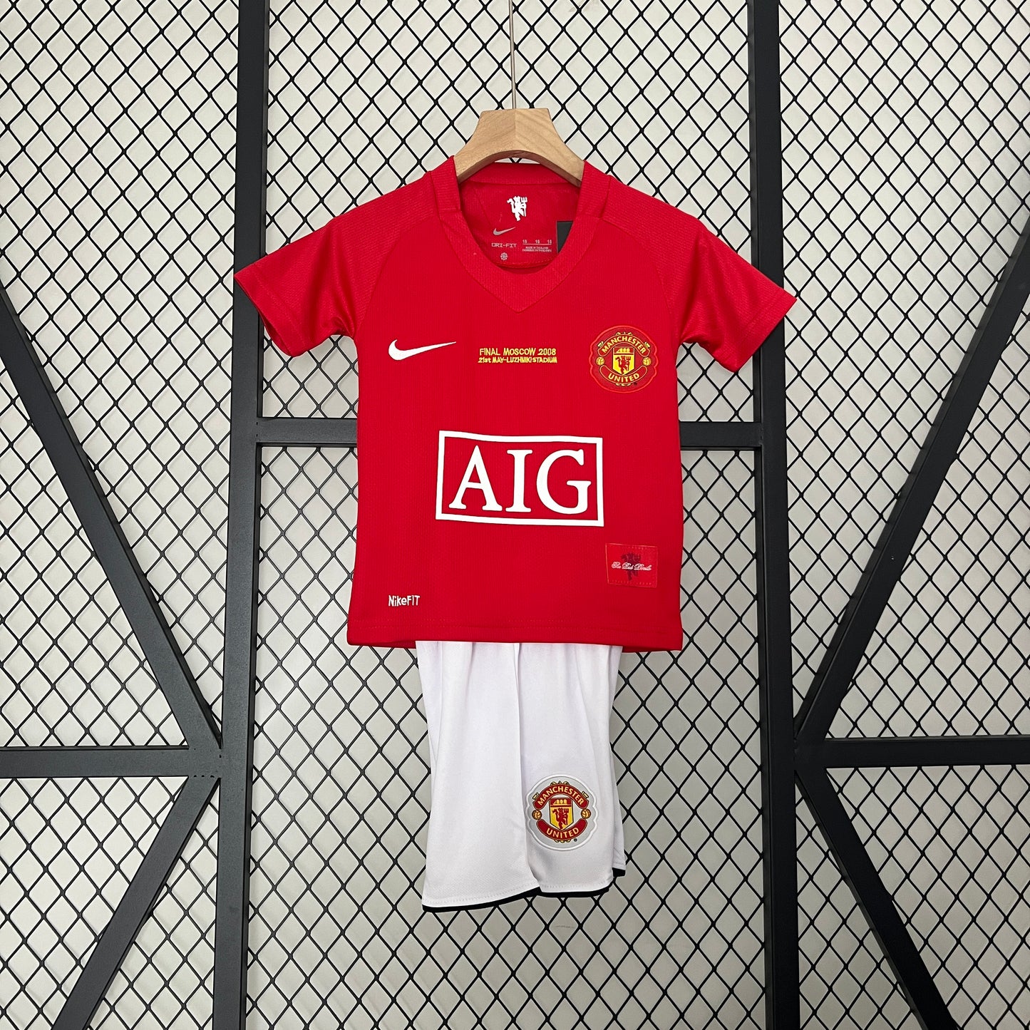 Kids Manchester United 07/08 UEFA Champions League Home Kit