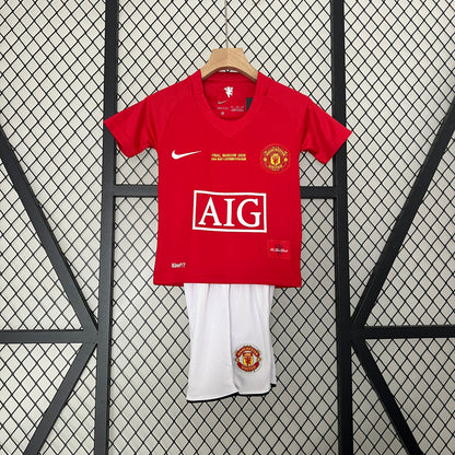 Kids Manchester United 07/08 UEFA Champions League Home Kit