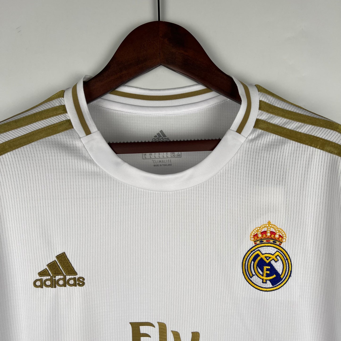 Retro Real Madrid 19/20 Long Sleeve Home Kit