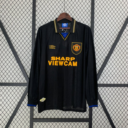 Retro Long Sleeve Manchester United 93/95 Away Kit