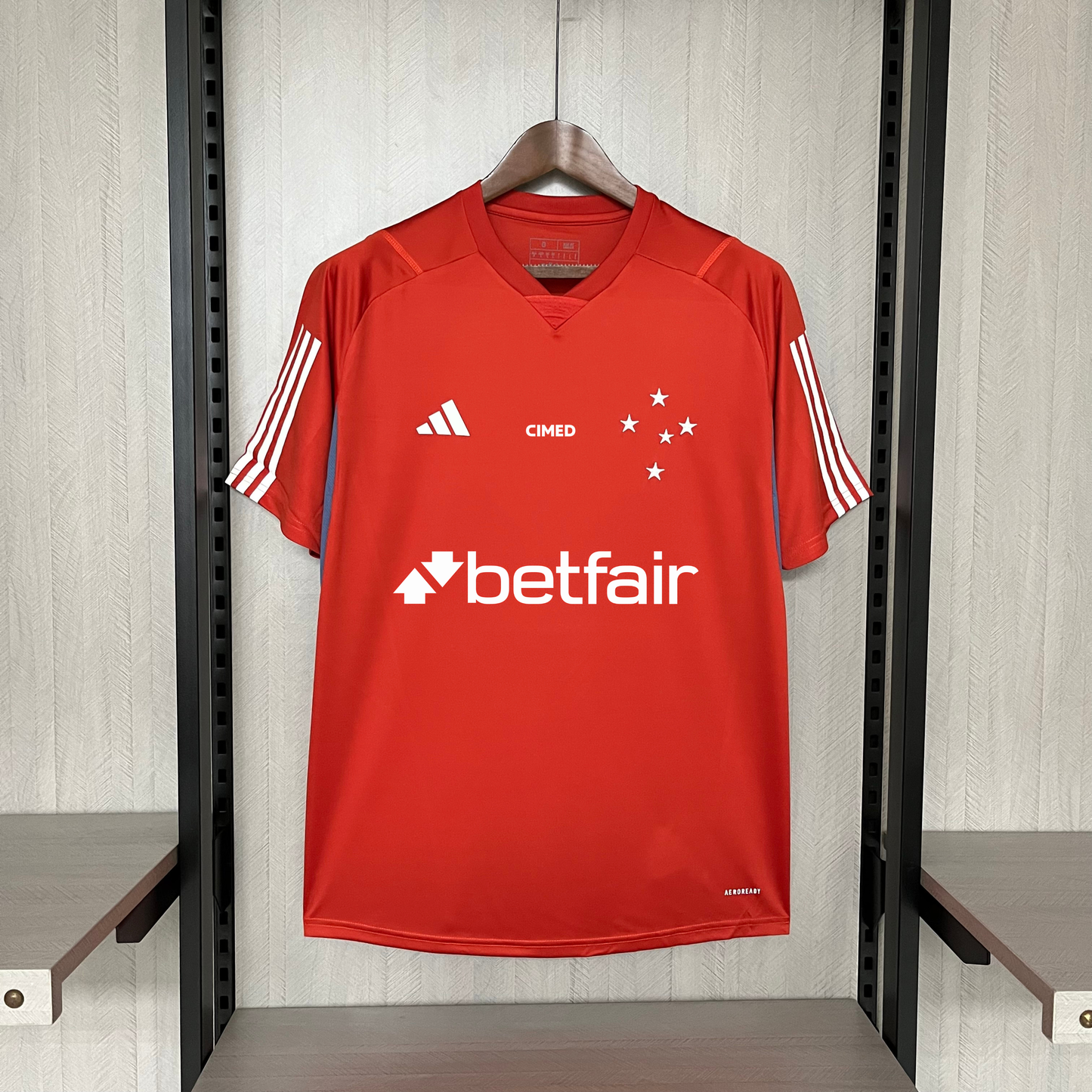 24/25 Cruzeiro Training Wear Red All Sponsors Kit