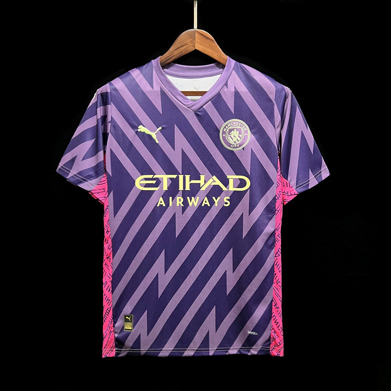 23/24 Manchester City Purple Goalkeeper Kit